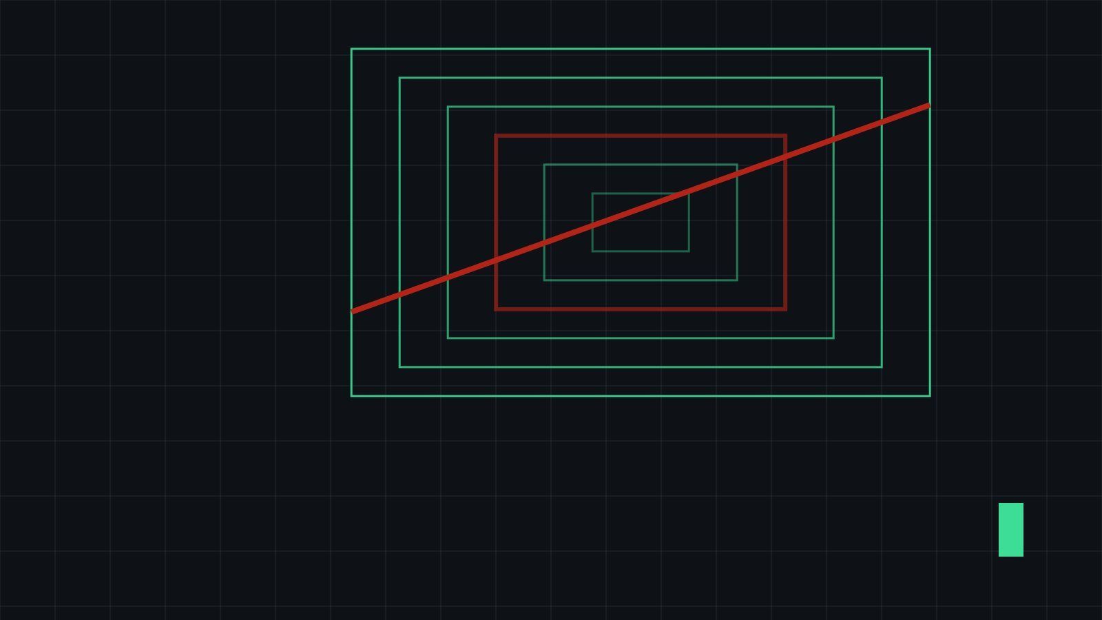 Ilustración abstracta de formas geométricas para la sección Ciberseguridad