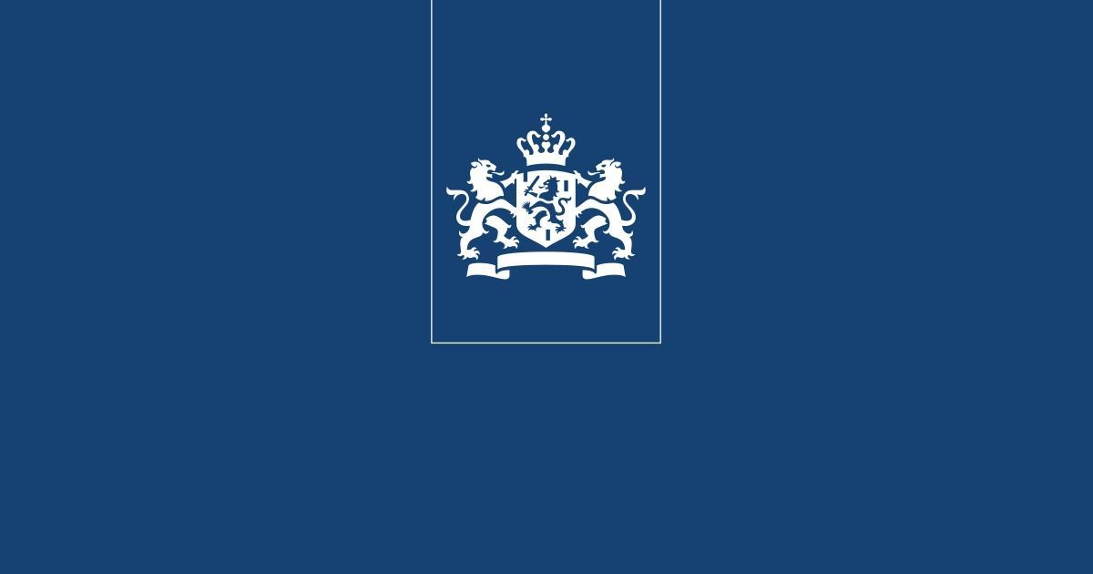 Escudo del Gobierno de los Países Bajos, imagen del anuncio oficial sobre los sitios sacados de línea por PHP