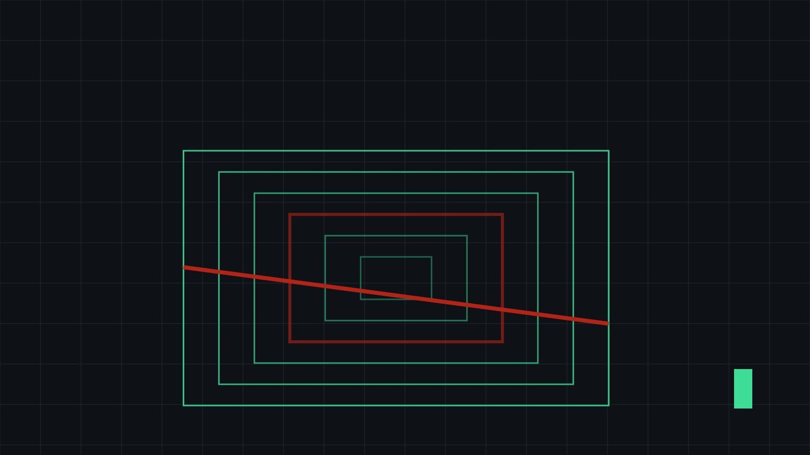 Ilustración abstracta de formas geométricas para la sección Ciberseguridad