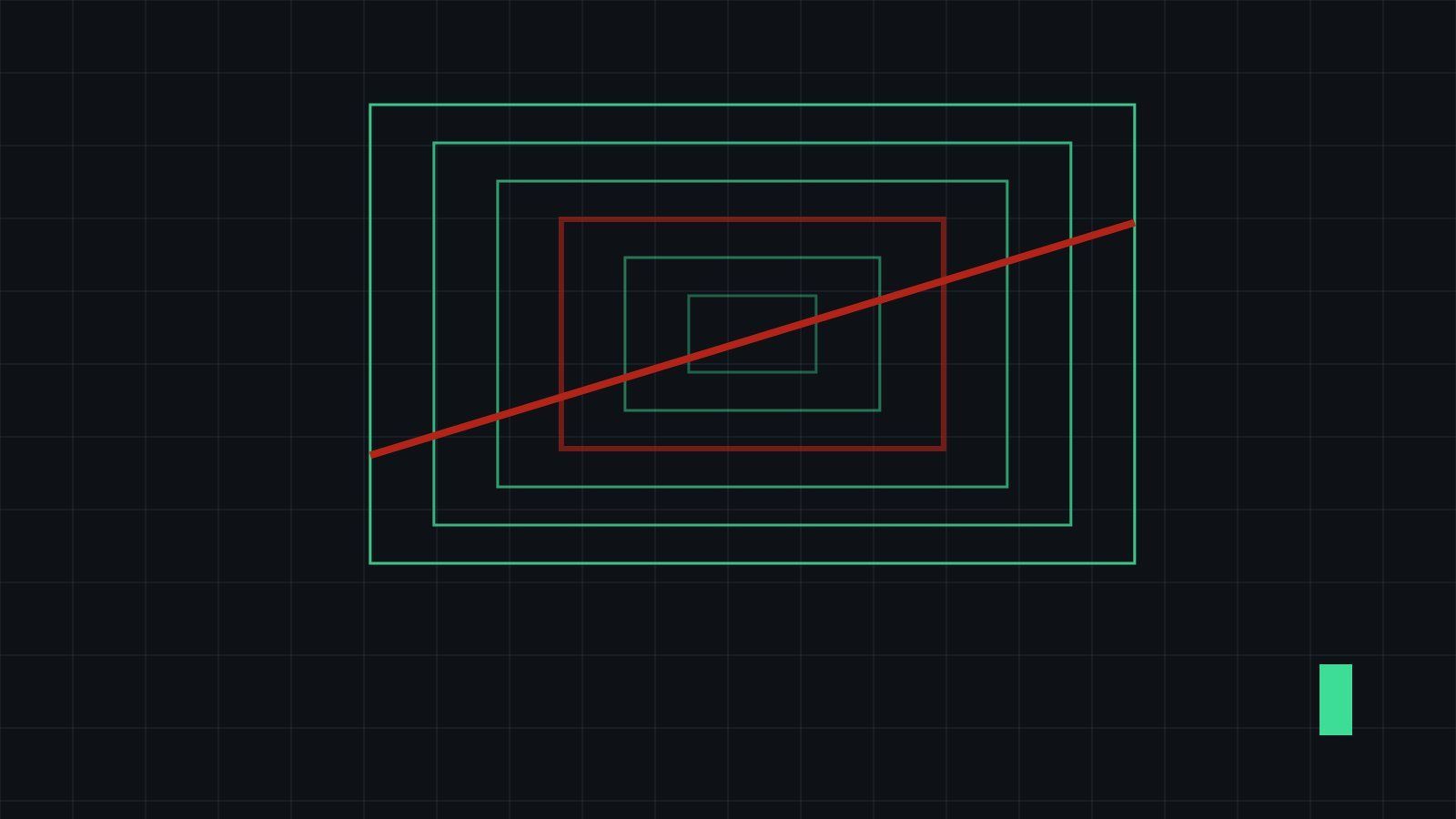 Ilustración abstracta de formas geométricas para la sección Ciberseguridad