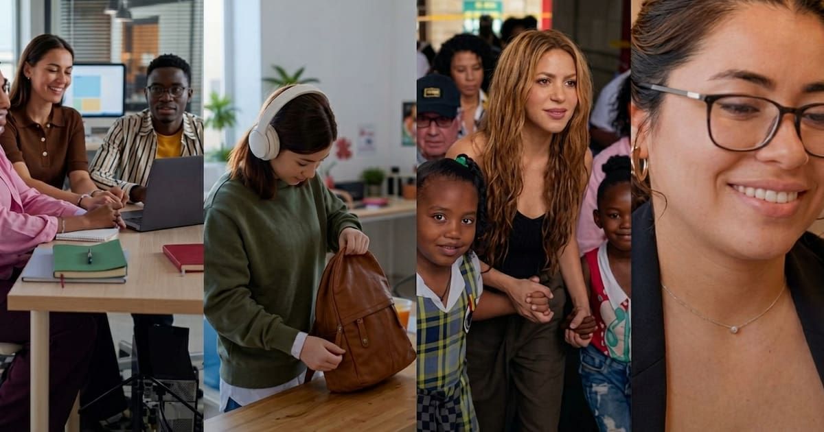 Imagen publicada por El Cronista con la nota sobre AWS y la Fundación Pies Descalzos de Shakira lanzan cursos gratis de IA para un millón de mujeres de América Latina